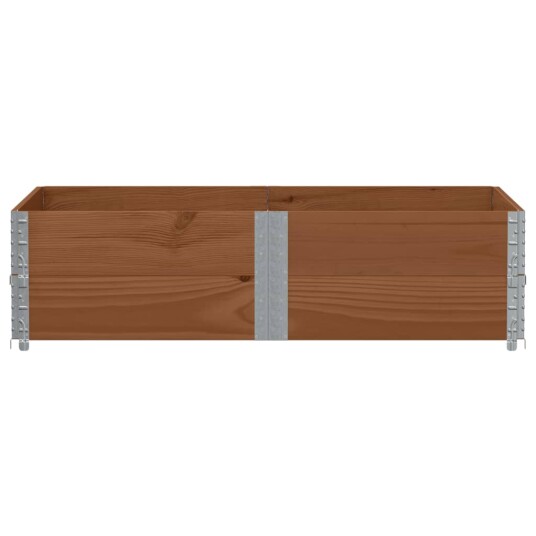 Pallekarmer 2 stk brun 150x100 cm heltre furu