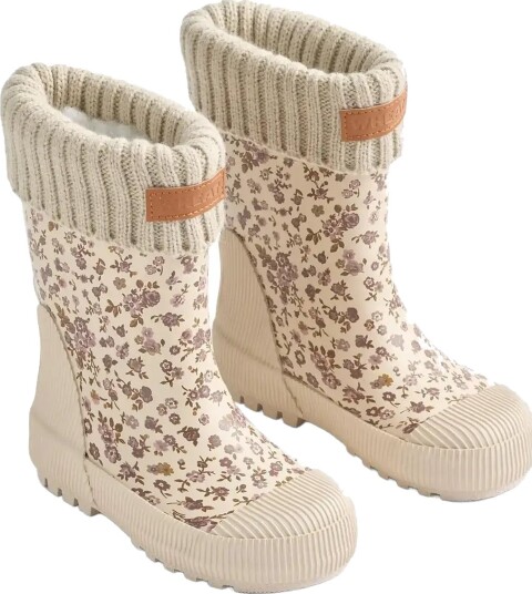Wheat Rubber Boot Thermo Wader Beige 29