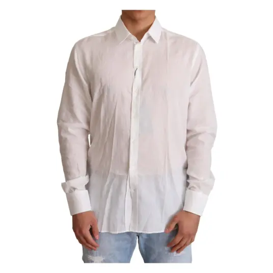 Dolce & Gabbana Herre Skjorter Hvit L,