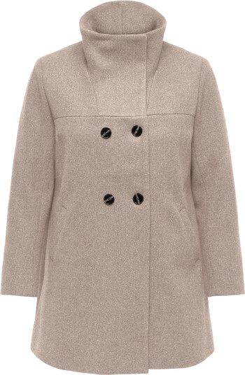 ONLY Carmakoma Carblake Sophia Coat Otw Beige 54