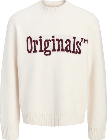 Jack & Jones Jormontreal Knit Ollie Cn Jaquard Ln SEA SALT XXL