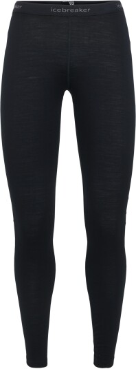 Icebreaker 200 Oasis Leggings Dame Black M Icebreaker 200 Oasis Leggings Dame Black M