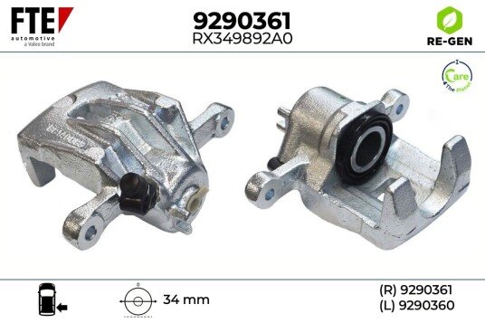 FTE 9290361 Bremsecaliper