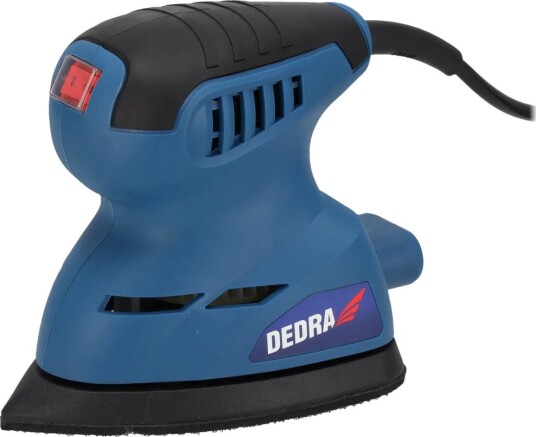 Dedra DED7941 Trekantsliper 125 w, 140 × 140 × 80 mm (Inkl. 12 Slipepapir