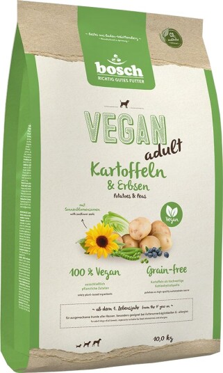 Bosch Hpc Tørrfôr Adult Vegan Poteter & Erter 10 kg