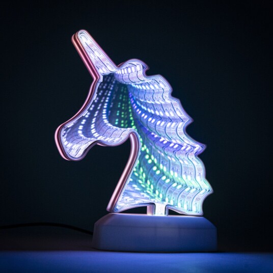 Unicorn Speil Lampe 19x15cm M/usb Unicorn Speil Lampe 19x15cm M/usb