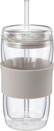 Modern House Sipster dobbelvegget drikkeglass 30 cl varm grå Modern House Sipster dobbelvegget drikkeglass 30 cl varm grå