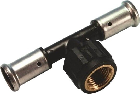 Henco Pres Tee Pvdf Med Indvendig Gevind 63 X 2" X 63 Mm
