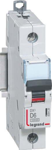 Legrand DX³ MCB automatsikring D6 1P 1M 10/16kA