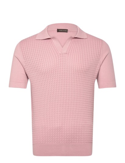 Oscar Jacobson Alf Poloshirt S S   Pink   S