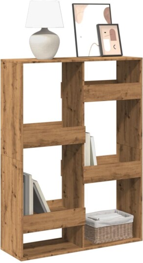 Bokhylle artisan eik 100x33x135 cm konstruert tre