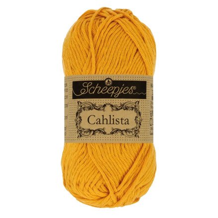 Scheepjes Cahlista Garn Unicolor 249 Safran Scheepjes Cahlista Garn Unicolor 249 Safran