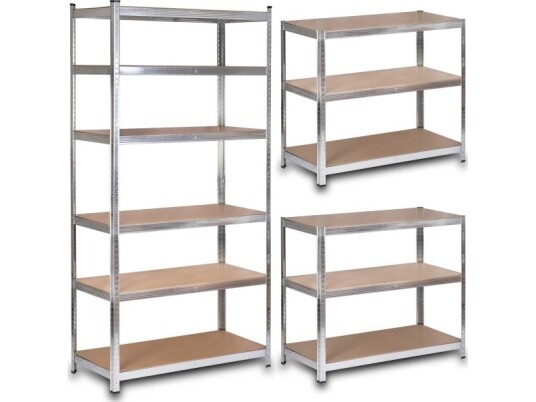 Oppbevaringshylle i metall 222 x 110 x 50 cm Humberg HR-815
