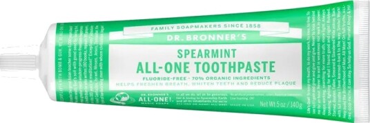 Dr. Bronner’s Spearmint Tannkrem Uten Fluor 105 ml