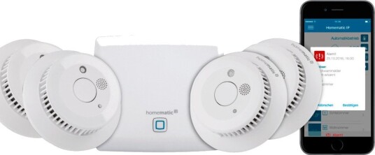 Homematic Røykvarsler IP Startpakke Inkl. 4 Røykvarslere Og Access Point Homematic Røykvarsler IP Startpakke Inkl. 4 Røykvarslere Og Access Point