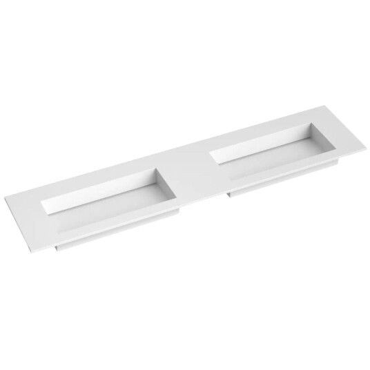 Korsbakken Bad Corian 200 Dobbel u/Kranhull 383802201