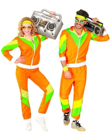Widmann Neon Orange 80 talls Grilldress / Treningsdress Unisex Kostyme Strl S Widmann Neon Orange 80 talls Grilldress / Treningsdress Unisex Kostyme Strl S