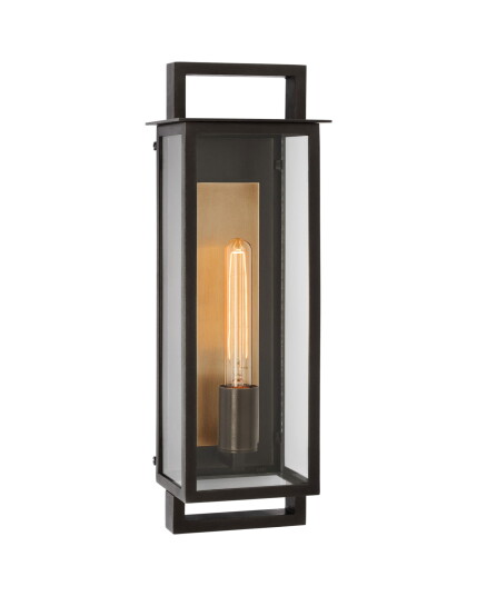 Visual Comfort Halle Narrow Wall Lantern Black M Visual Comfort Halle Narrow Wall Lantern Black M