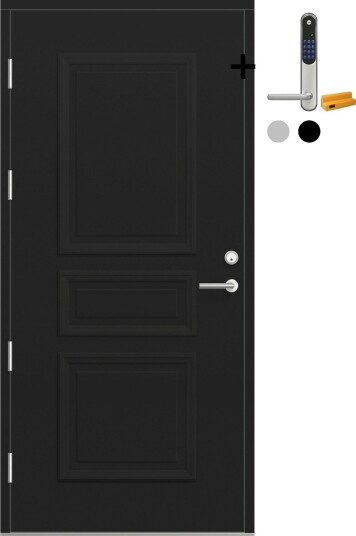 Ytterdør Bygg1 Fjord 03 med Yale Entrus