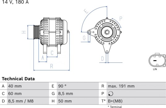 Dynamo BOSCH 0 986 084 730