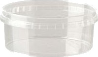 Plastbæger Handy Safe 390Ml Ø122 Mm Rund Pp Klar   200 Stk.
