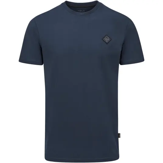 Rab Basecamp Logo Badge Tee Tempest Blue Small Rab Basecamp Logo Badge Tee Tempest Blue Small