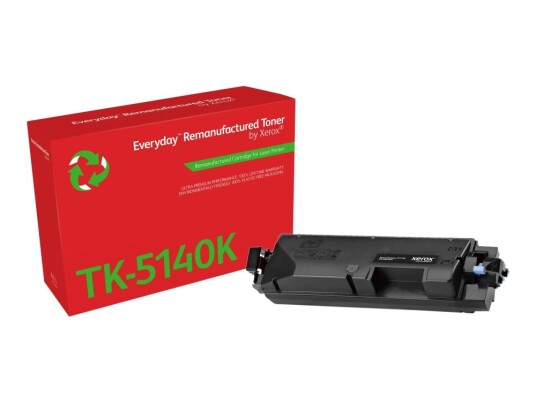 Everyday - Svart - Kompatibel - Boks - Gjenfabrikert - Tonerpatron Alternativ For: Kyocera Tk-5140K - Green World Alliance Returprogram Everyday - Svart - Kompatibel - Boks - Gjenfabrikert - Tonerpatron Alternativ For: Kyocera Tk-5140K - Green World Alliance Returprogram