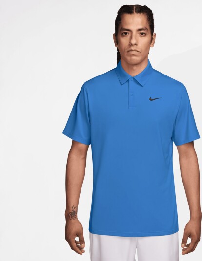 Nike Velocity M Dri Fit Golf Polo Golf pologenser herre Pacific Blue Black X Small