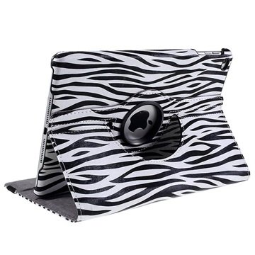 iPad 9.7 2017/2018 Roterende Deksel Zebra