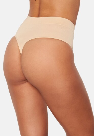 Magic Truser Comfort Thong Beige nylon Small Dame Magic Truser Comfort Thong Beige nylon Small Dame