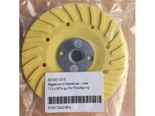 Klingspor Bakskive ST310A Hard Gummi 112 M14