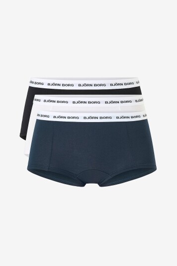 Björn Borg Boksertruser Logo Boxer Shorts 3 pakning Flerfarget