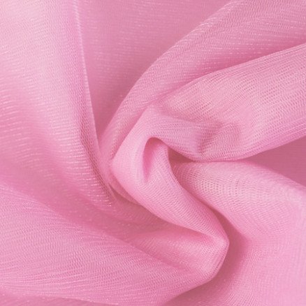 Balsløw Tyll med glitter Stoff 150cm 16 Rosa 50cm