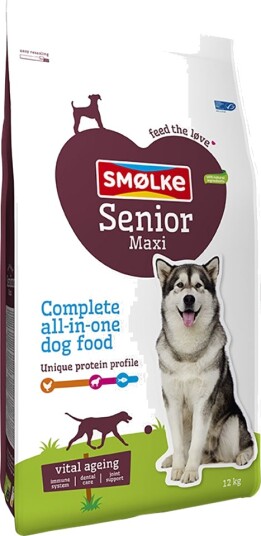 Smolke Tørrfôr Senior Smølke Maxi Vital Aldring 12 kg