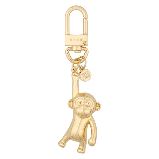 DARK Metal Sign Bag Charm Monkey 1pcs
