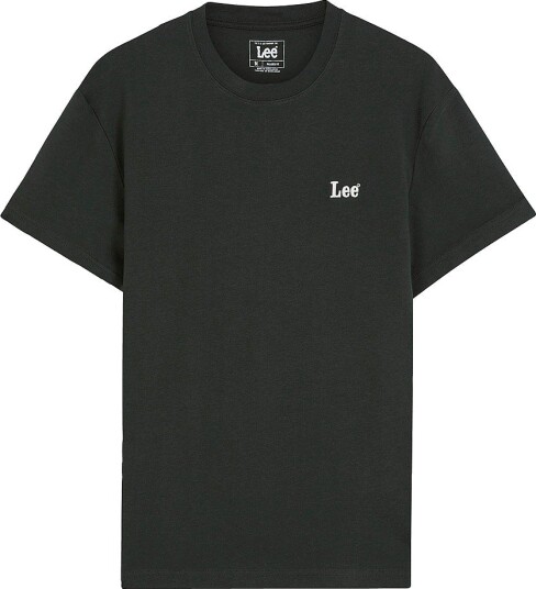 Lee - T-skjorte Ss Small Logo Tee Washed Black - Svart