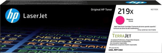 HP Toner 219X / W2193X Magenta Høykapasitet (2.500 sider) Original