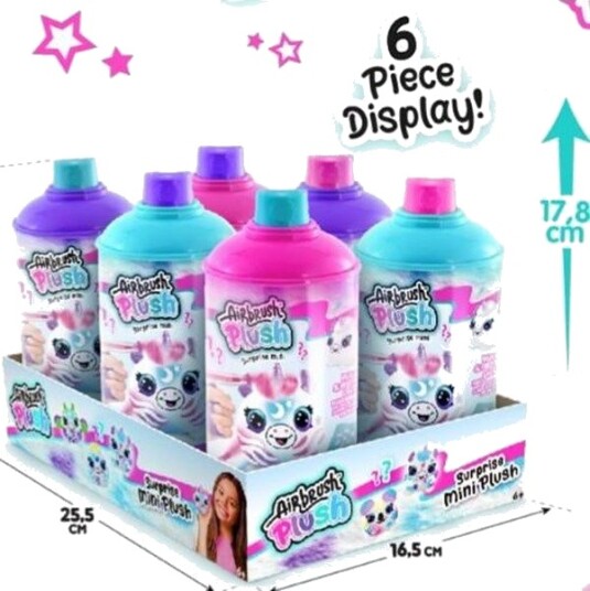 Airbrush Plush Plusj Mini Mysterisk Sett