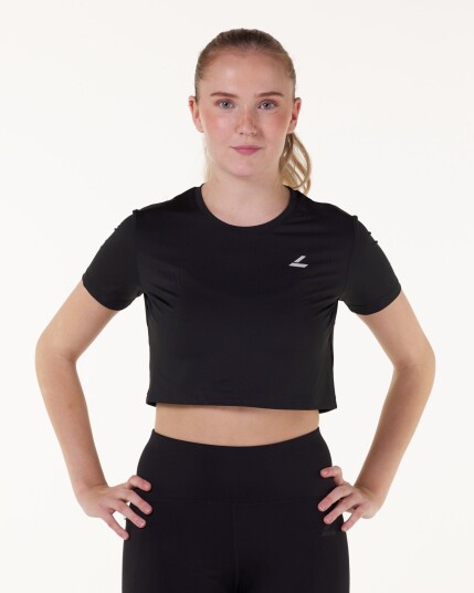 LEVITY Essential Crop T-shirt Black 22 - XS