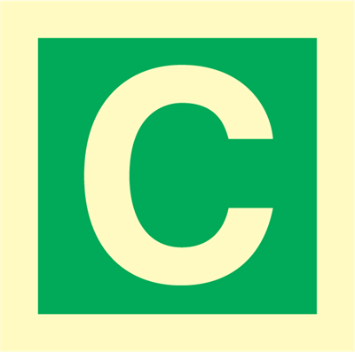 Jo Safety Character C IMO sign 100077 Jo Safety Character C IMO sign 100077
