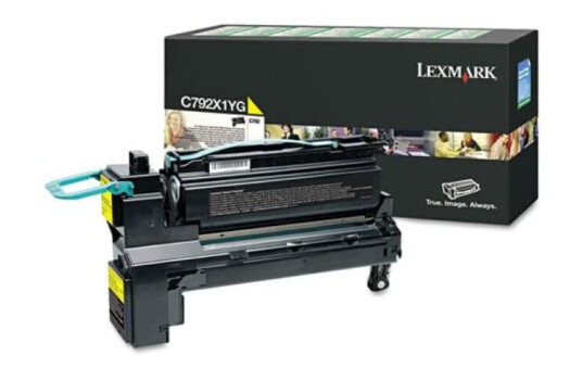 Lexmark C 792 Y HC return Toner - C792X1YG Original - Gul 20000 sider Lexmark C 792 Y HC return Toner - C792X1YG Original - Gul 20000 sider
