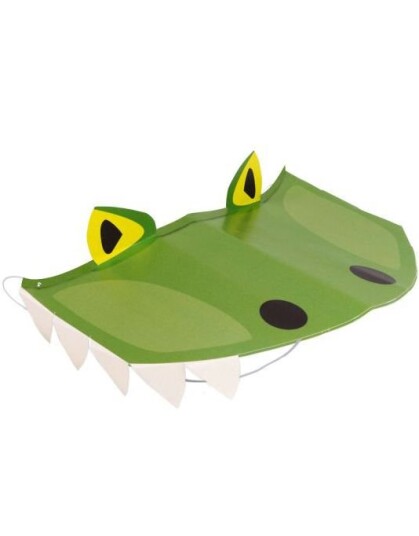 8 stk Happy Dinosaur Party Caps i Papir