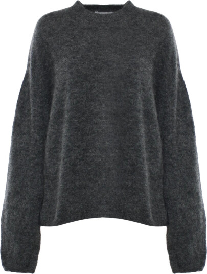 The Frankie Shop, Dame, Strikkevarer, Grå, S,