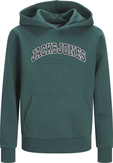 Jack & Jones Jjecaleb Varsity Sweat Hood Noos Jnr Green 176