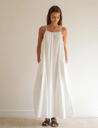 STUDIO FEDER Rigmor Dress   CreaM