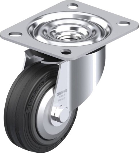 Blickle 611707 Le-Vpp 80R-Fa Styrehjul Hjuldiameter 80 Mm Bæreevne (Maks.) 50 Kg 1 Stk
