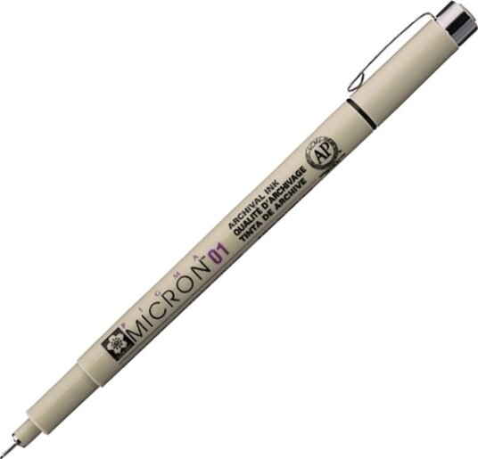 Sakura Pigma Micron Fineliner 01 12. Brown