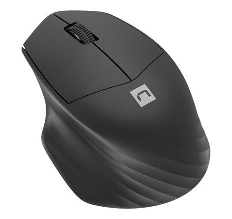 Natec Siskin 2 - mouse - 2.4 GHz Bluetooth 5.0 - black - Mus - Optisk - 3 knapper - Svart