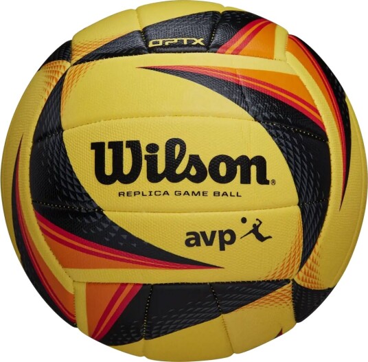 Wilson Optx Avp Volleyball Replica Yellow/Black/Orange OS