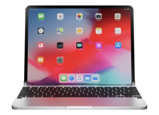 Brydge Pro Aluminum Keyboard for iPad Pro 12.9" - Tastatur - Nordisk - Sølv
